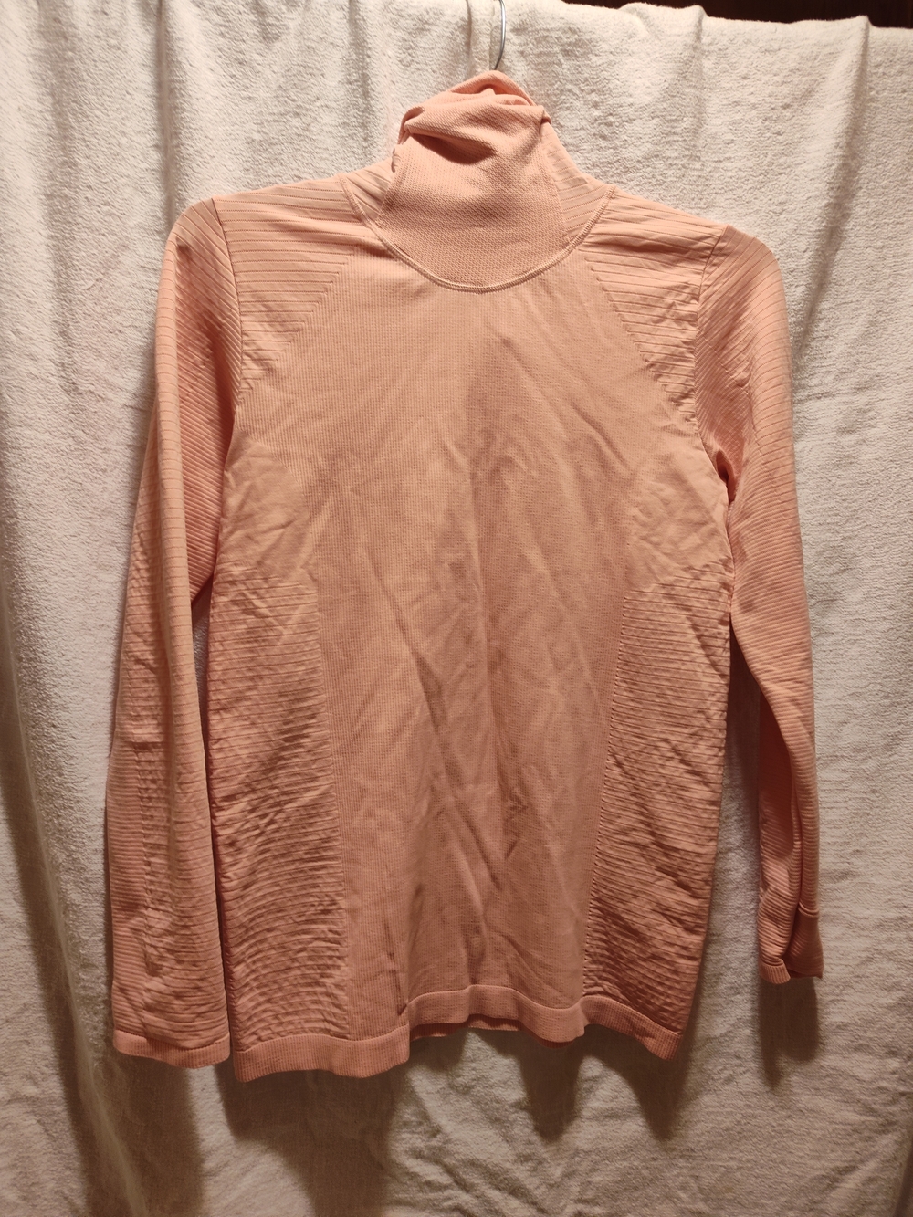 Athleta Women's Peach Baclava Style Long Sleeve Top